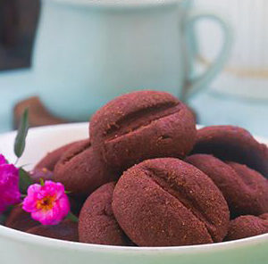 Image-Coffee bean cookies